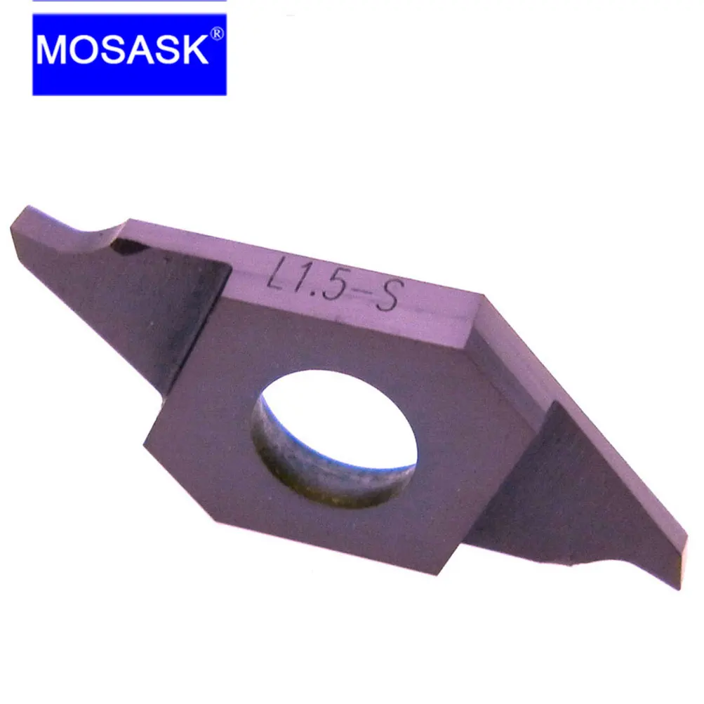 

MOSASK TKF12 Left ZM856 CNC Lathe Processing Stainless Steel Cemented Carbide Small Parts Machining Turning Cutting Inserts