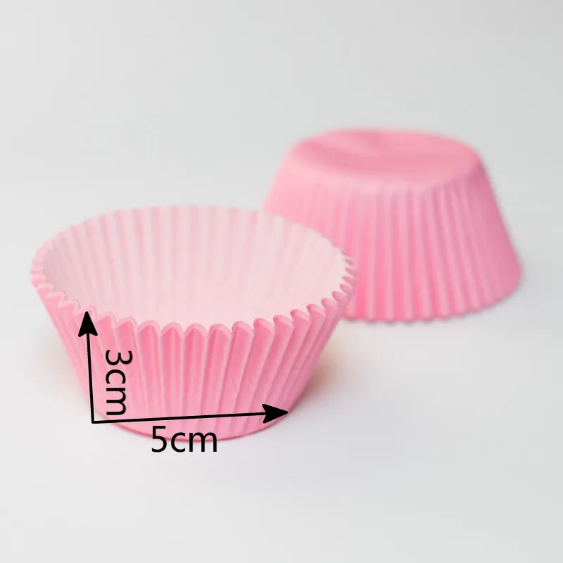 Candy Color Cupcake Liner, Baking Cup Paper, Muffin Cases, Cake Cup, Egg Tarts Tray, Cake Mould Wrapper,  250 Pcs Lot