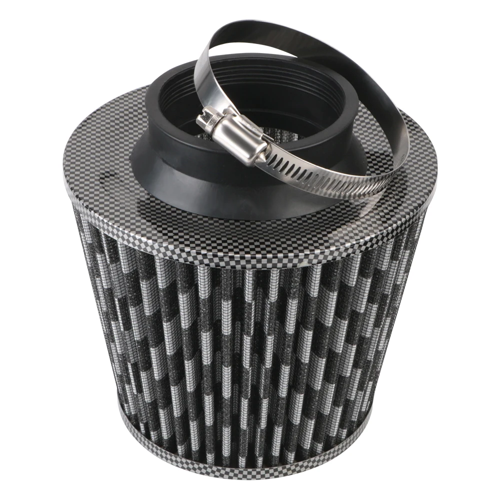 76MM 3 Inch High Flow Cold Air Intake Filter Universal Induction Kit Car Accessories Vehicles Air Filters Sport Power Mesh Cone