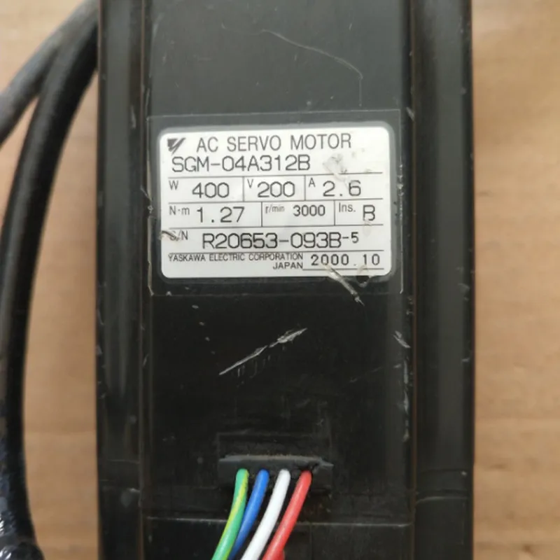 

Tested Working SGM-04A312B AC SERVO MOTOR