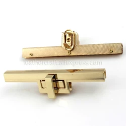 1piece Metal Bag Turn Lock Twist Lock Closure Clasp buckle Leather Craft Women Bag Parts Handbag Purse DIY Hardware Accessories