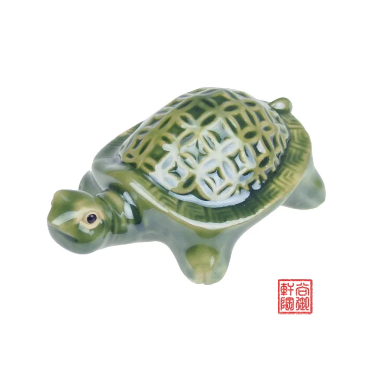 

Shiwan porcelain doll boutique creative turtle ornaments modern minimalist desktop simulation bedroom living room furnishings