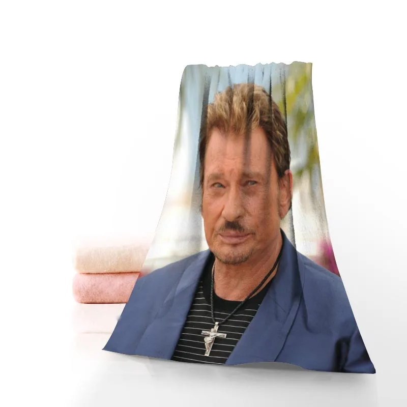 

Johnny Hallyday Towels Microfiber Bath Towels Travel,Beach,Face Towel Custom Creative Towel Size 35X75cm And 70X140cm