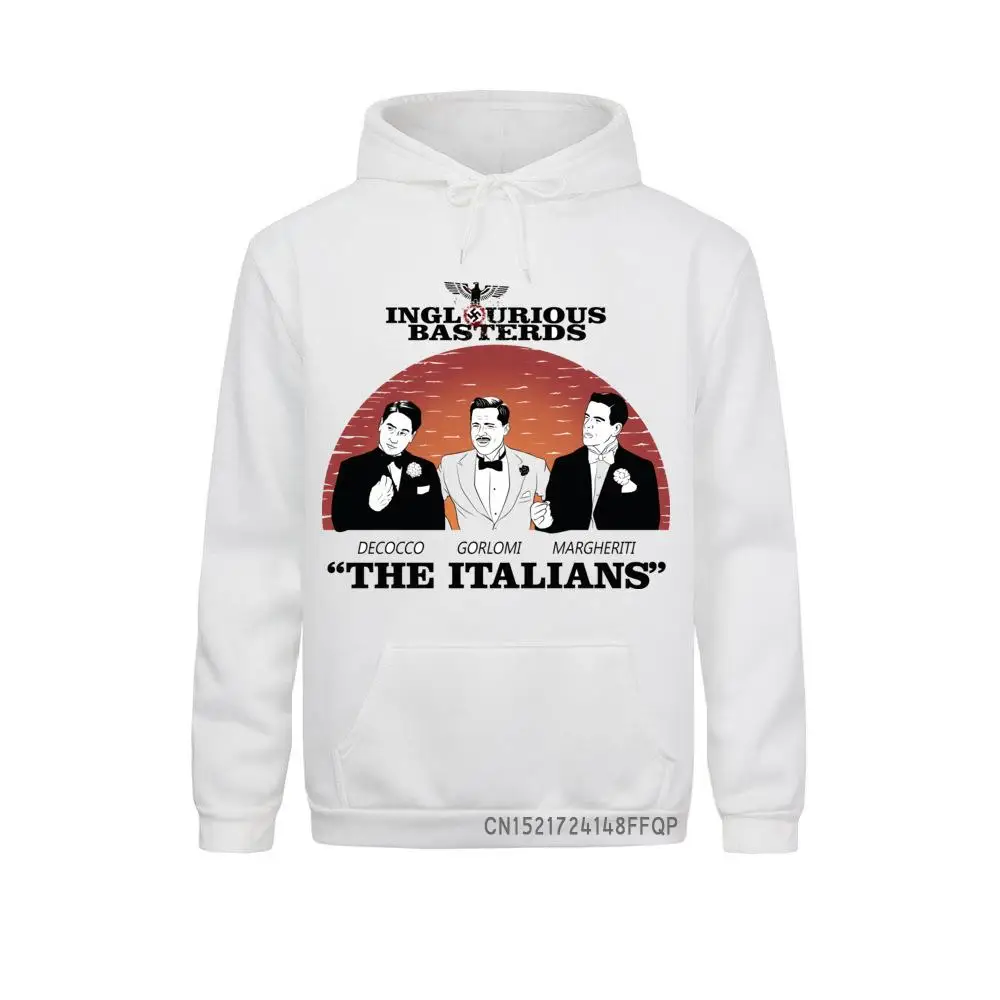 Men Hoodies Pullover Inglorious Bastards The Italians Awesome Artwork Sweatshirts Homme Graphic Coat Pocket