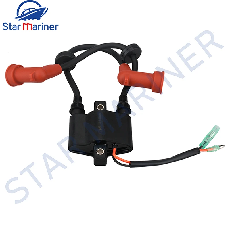 6F6-85570 Ignition Coil Assy 6F6-85570-01 For Yamaha Outboard 36HP 40HP J Old Model Parsun T36  6F6-85570-10 	 Boat motor