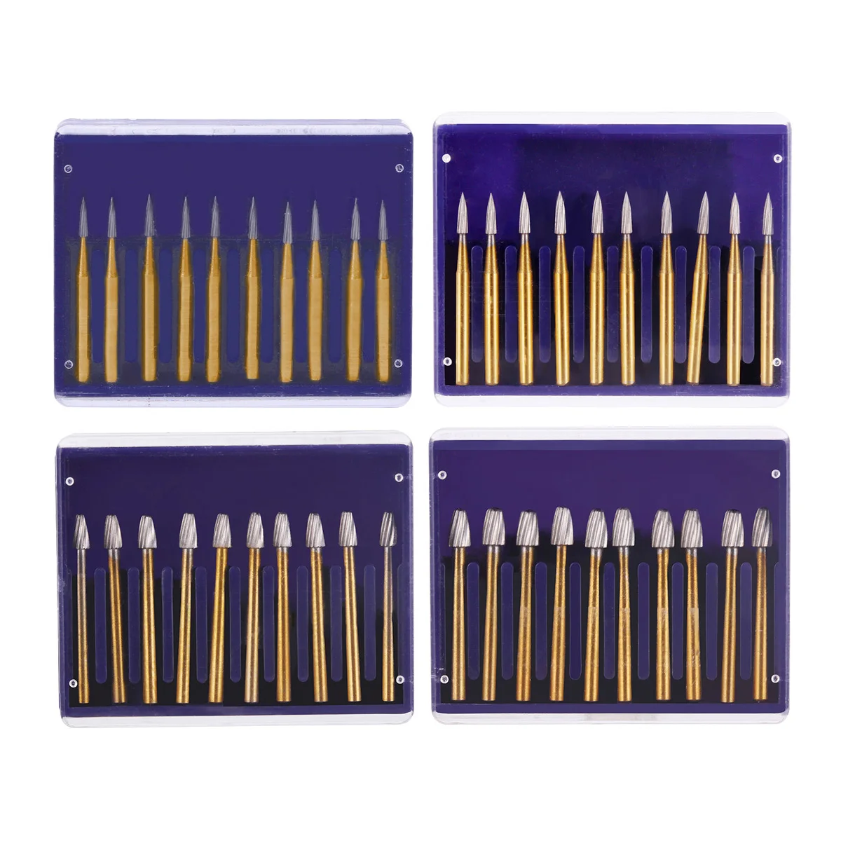 10 teile/schachtel AZDENT Dental Burs Wolfram Hartmetall Bohrer Für High Speed Handstück FG7901/FG7902/FG7406/FG7408 Trimmen & Finishing – Detail 2