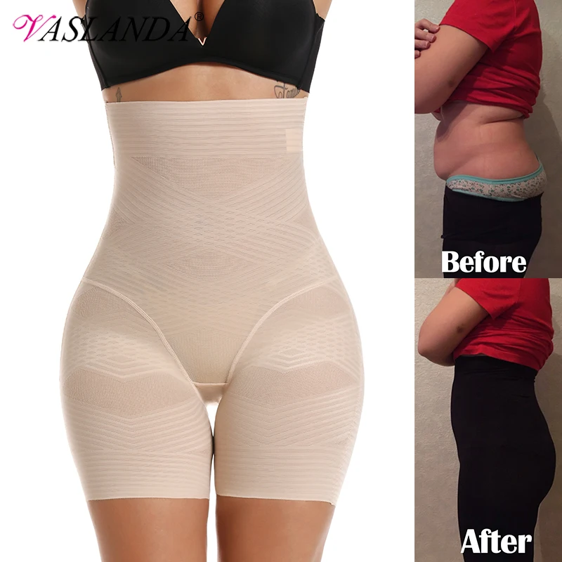 Moldeador de cuerpo para mujer, pantalones cortos firmes con Control de barriga debajo de las faldas, bragas moldeadoras de cintura alta, ropa interior adelgazante, faja moldeadora de cintura