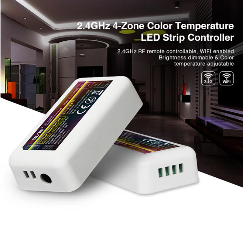 FUT035 FUT036 FUT037 FUT038 FUT039 Miboxer (NEUE) 2,4G 4-Zone LED Controller Dimmer Einzigen Farbe CCT RGB RGBW RGB + CCT Streifen