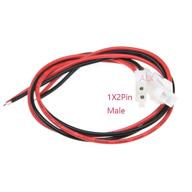 2PCS 30CM 5556 5557 5559 2*2/3/4/5/6/8/10 PIN connector male female plug with wire cable 4.2MM PITCH 18AWG 2X1/2X3/2X4/2X5/2x6