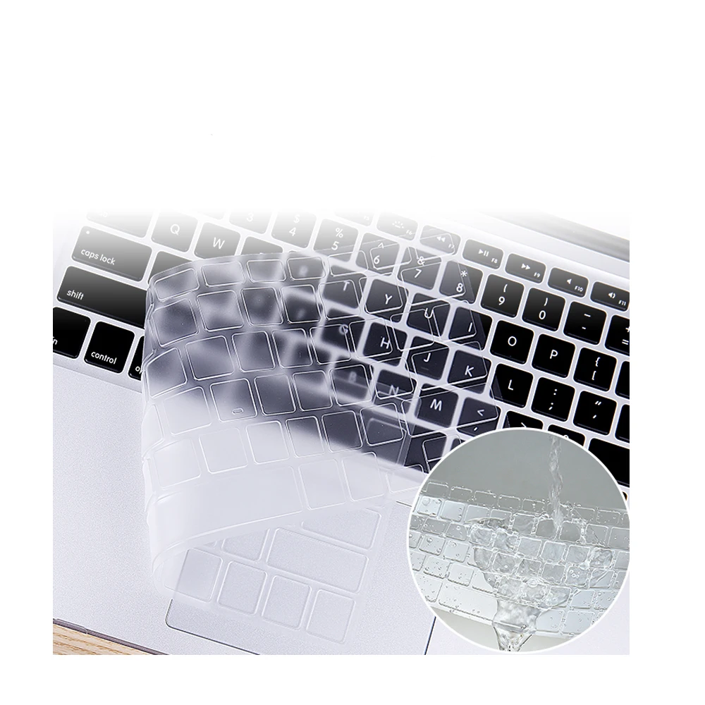 Für MacBook air Transparente Laptop Tastatur Abdeckung Schutz Silikon Gel Film Schutzhülle Tastatur Abdeckungen A1370 1465 A1369 1466