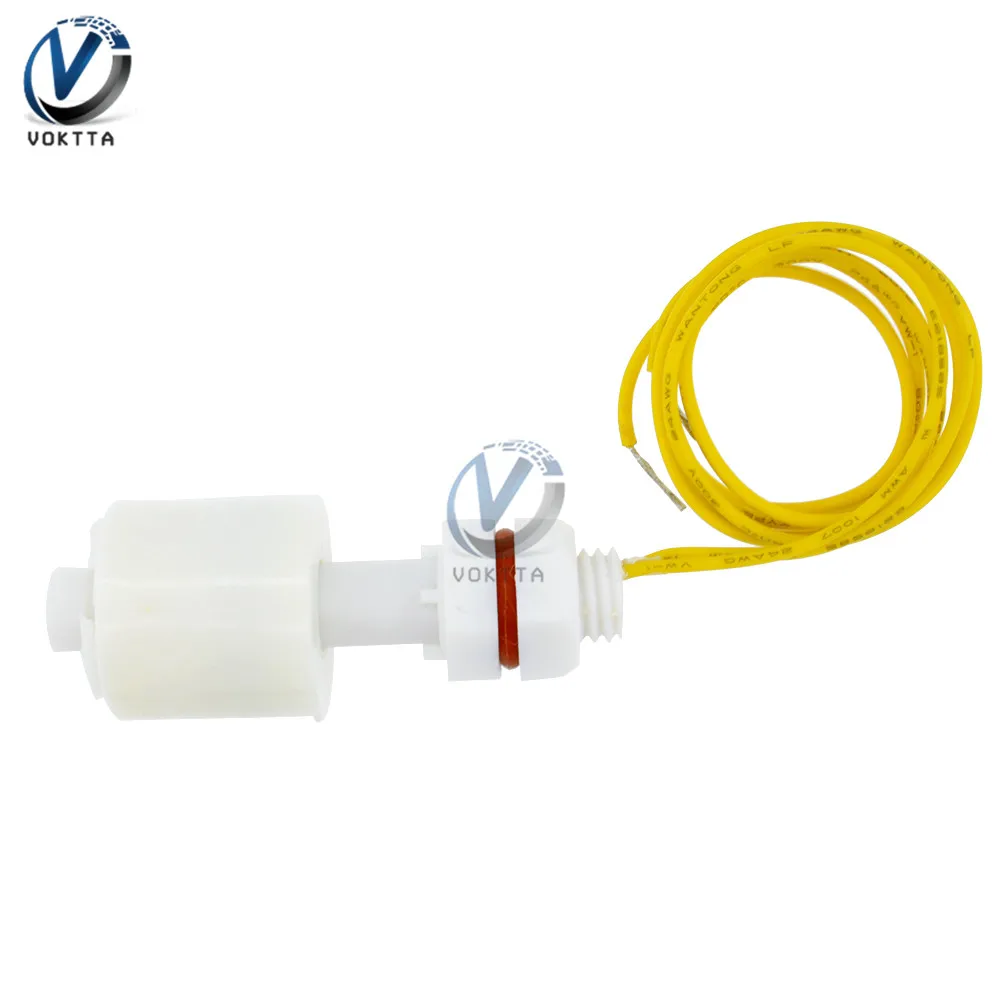 Liquid Water Level Sensor Float Switch Low Voltage P45 PP 52MM Plastic Ball Float Switch Liquid Water Controller