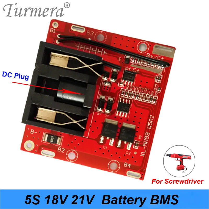5S 18v 21v 20A Li-ion Lithium Battery BMS 18650 battery screwdriver shura Charger Protection Board fit  Turmera  2020