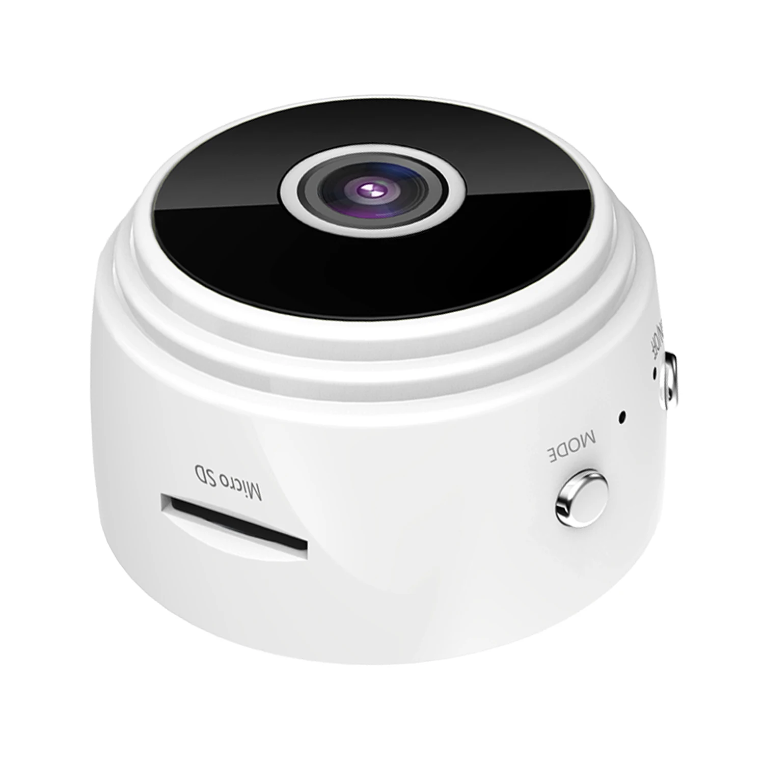 Mini wifi camera, 1080P camera  easy to install suitable for various places smart system can be installed white camera