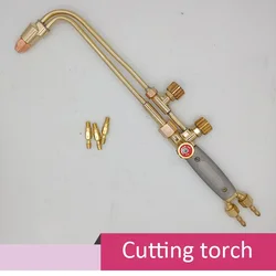 Portable Gas Cutting Torch oxy acetylene propane LPG cutting gun Length 48cm