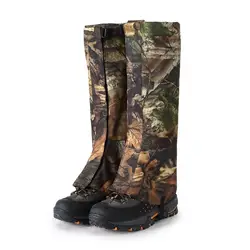 Camo Legging getry wodoodporny Snowboard pokrowiec na buty buty trekkingowe Gaitors na polowanie Walking Camping mieszkanie na świeżym powietrzu pustynia