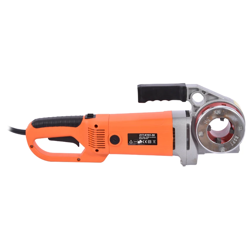 ZIT-KY01-50 Portable Handheld Electric Threading Machine Electric Pipe Threader Galvanized Pipe Threading Machine 220V/110V