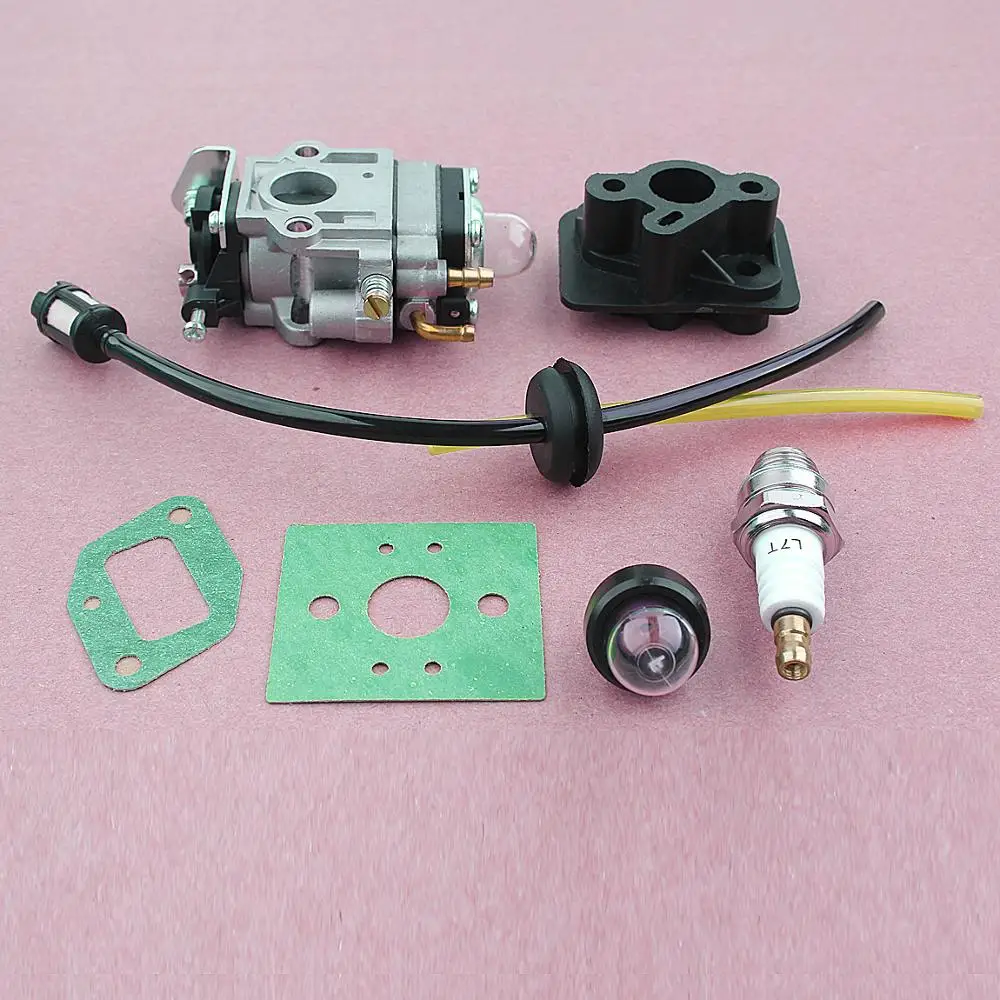 Carburatore Connettore di Base Collettore di Aspirazione Tubo Flessibile Del Carburante Fit Per Decespugliatore 43cc 52cc 40-5 BC430 CG430