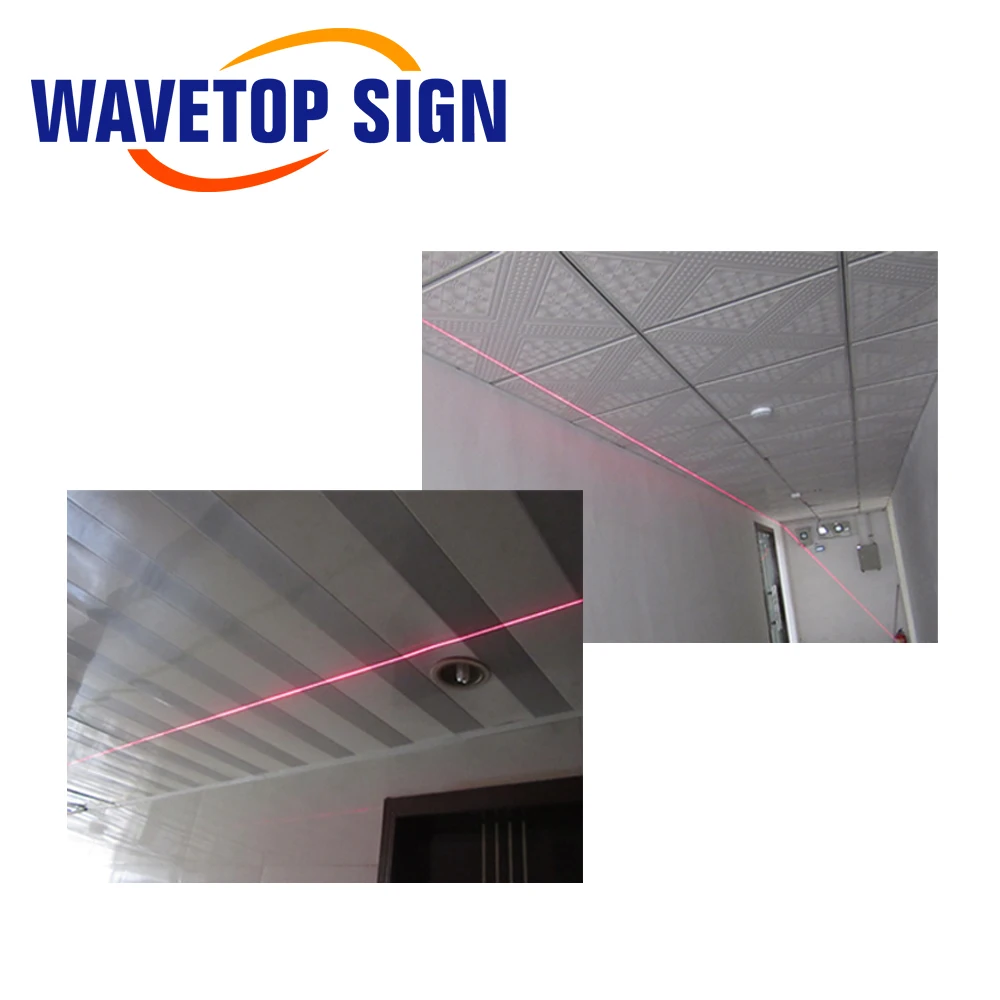 Wavtopsign-Línea de palabras, luces de posicionamiento Rojas, 12x36mm, 12x40mm, para máquina de marcado