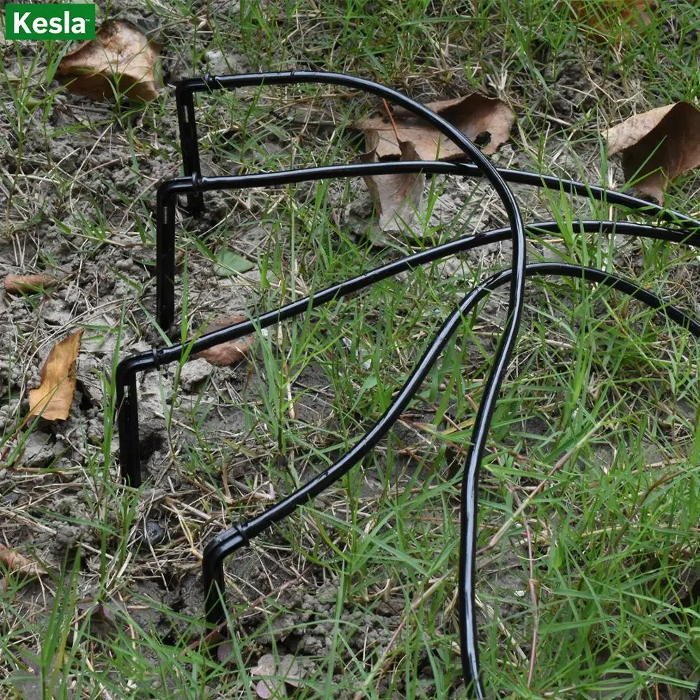 KESLA 50 adet Bend ok damlatıcı mikro damla sulama kiti emitörler 3/5mm hortum bahçe sulama tasarrufu mikro damlatıcı sera