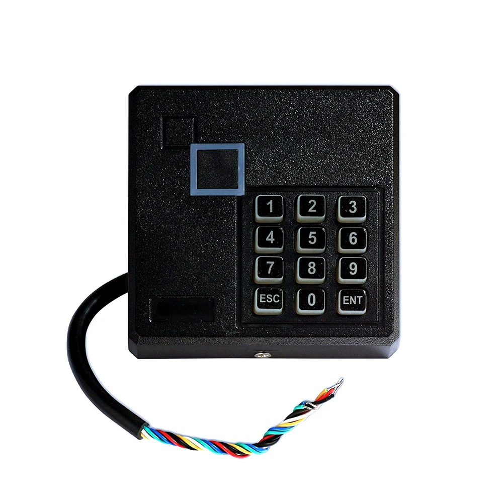 Door Proximity Card Password Reader Backlit Keypad 13.56mhz 125khz ID IC Card Access Control Slave Reader
