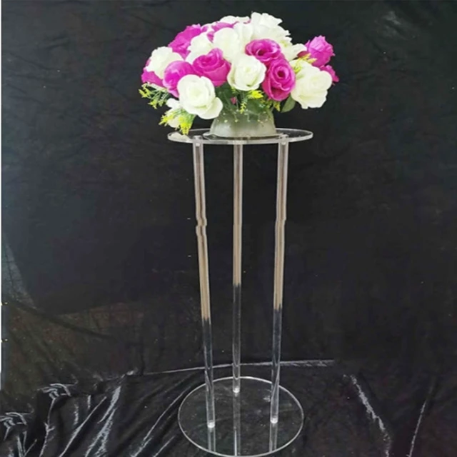 10pcs)Wedding acrylic crystal  Centerpiece Table Decoration Tall Flower Stand Table For Sale  yudao1245