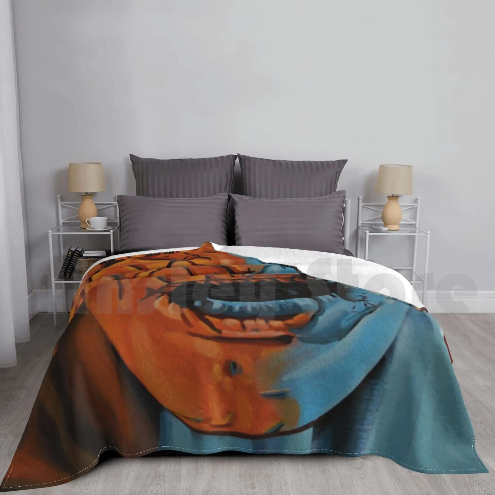 

Azog The Orc Painting Blanket Fashion Custom Azog The Orc Tolkien Paul Meijering An Unexpected Journey The