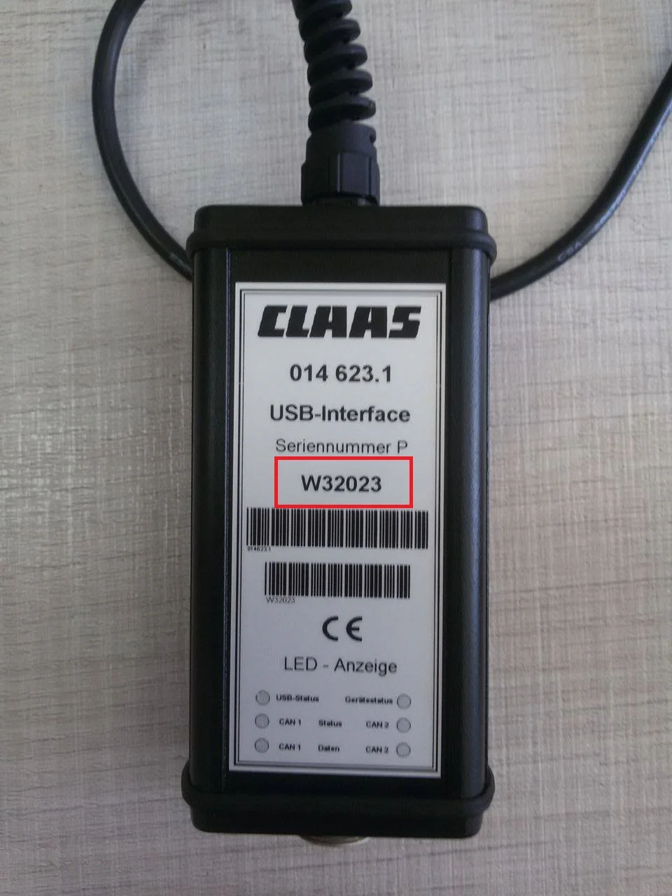 For claas interface CANUSB activation key