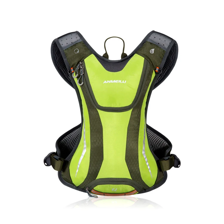 Wandern Trink Laufen Rucksack Männer 5L Camping Mit Wasser Flasche MTB Radfahren Rucksäcke männer Atmungsaktive Marathon Tasche Ausrüstung – Detail 4