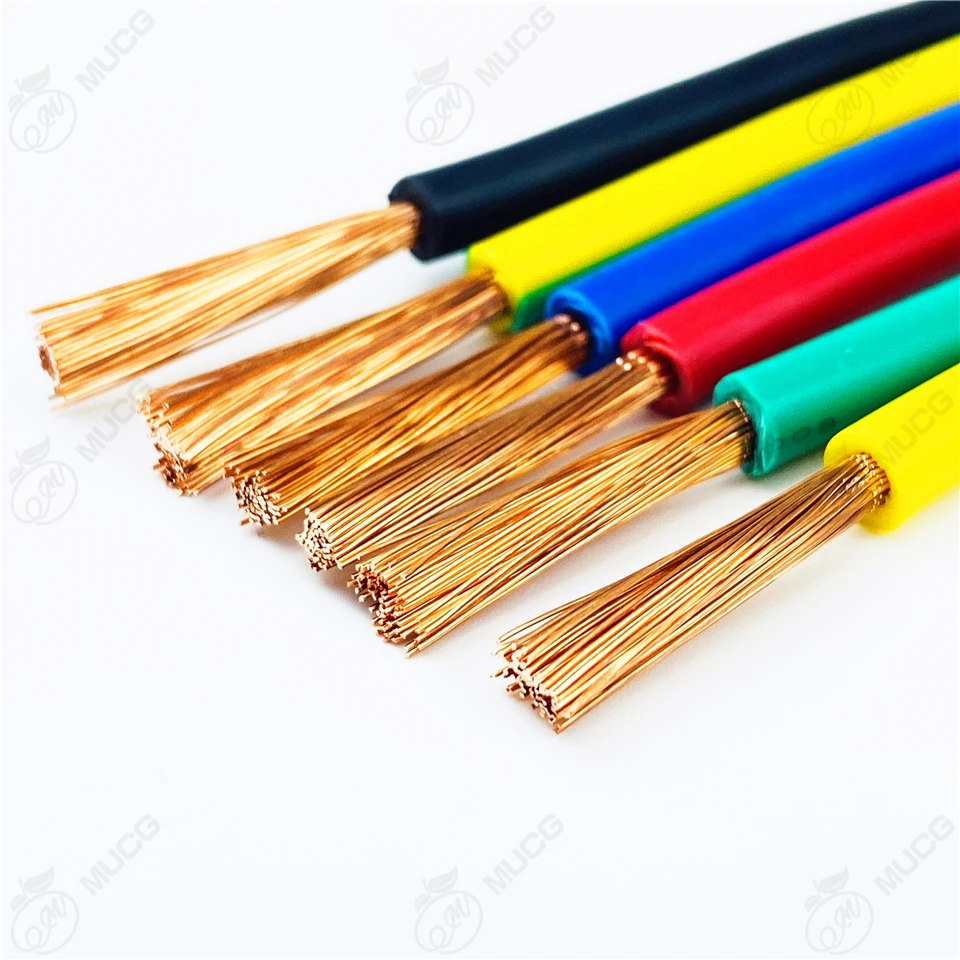 Soft Copper wire Flexible cable 240v Strand Electric PVC Power Cable 10 12 14 16 18 20 awg 20awg 18awg 16awg 14awg 12awg 10awg