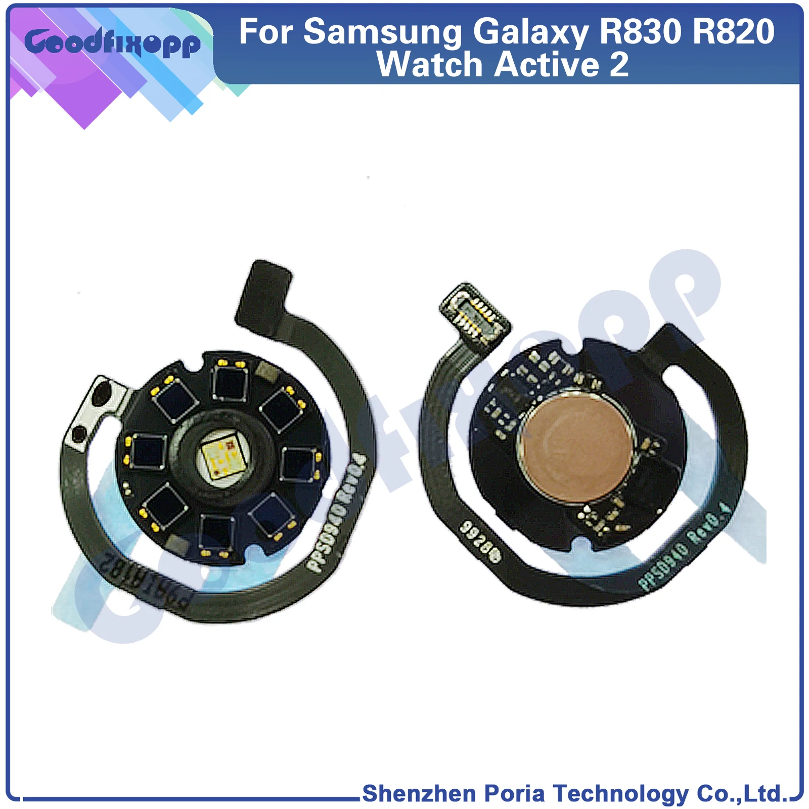 

For Samsung Galaxy Active 2 R820 R830 Replacement Watch Heart Rate Monitor Sensor Flex Cable Wiring Watch Repair Parts