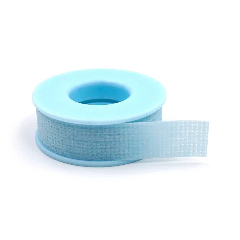Vlies-Wimpernband aus Silikongel, atmungsaktiv, empfindlich, beständig, mikroporös, blau/rosa, Augenpolster, Wimpernverlängerungswerkzeuge – Detail 5