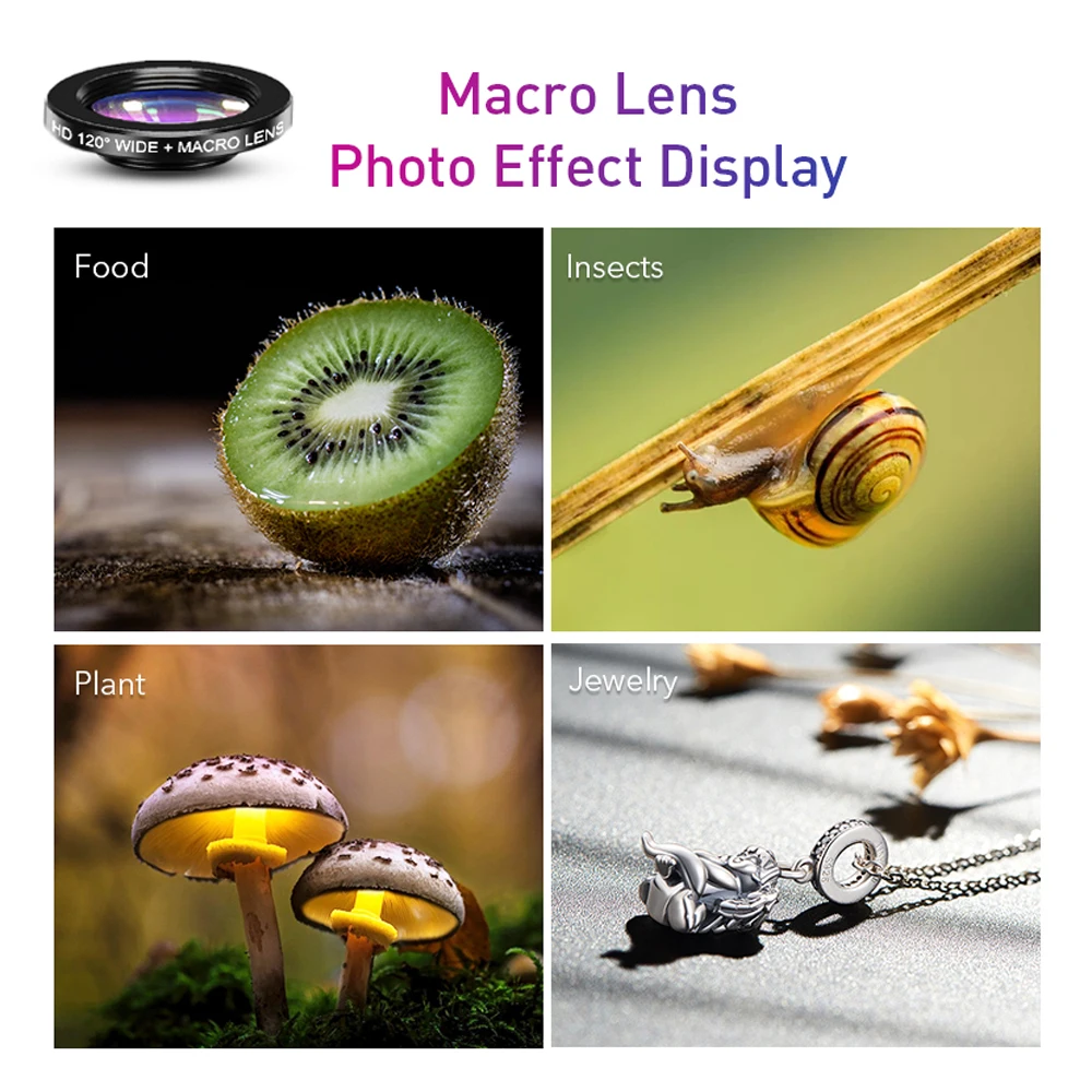 Apexel-望遠レンズキット22x,望遠レンズ,マクロおよび広角,ズーム,単眼,iPhoneおよびSamsung用