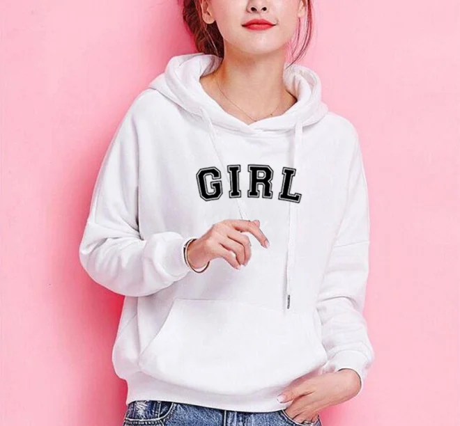

ZBBRDD GIRL Letter Fashion Funny Hoodies Pullover Full Long Sleeve Girl Shirt Cotton O Neck Women casual Sweatshirt Dropshipping