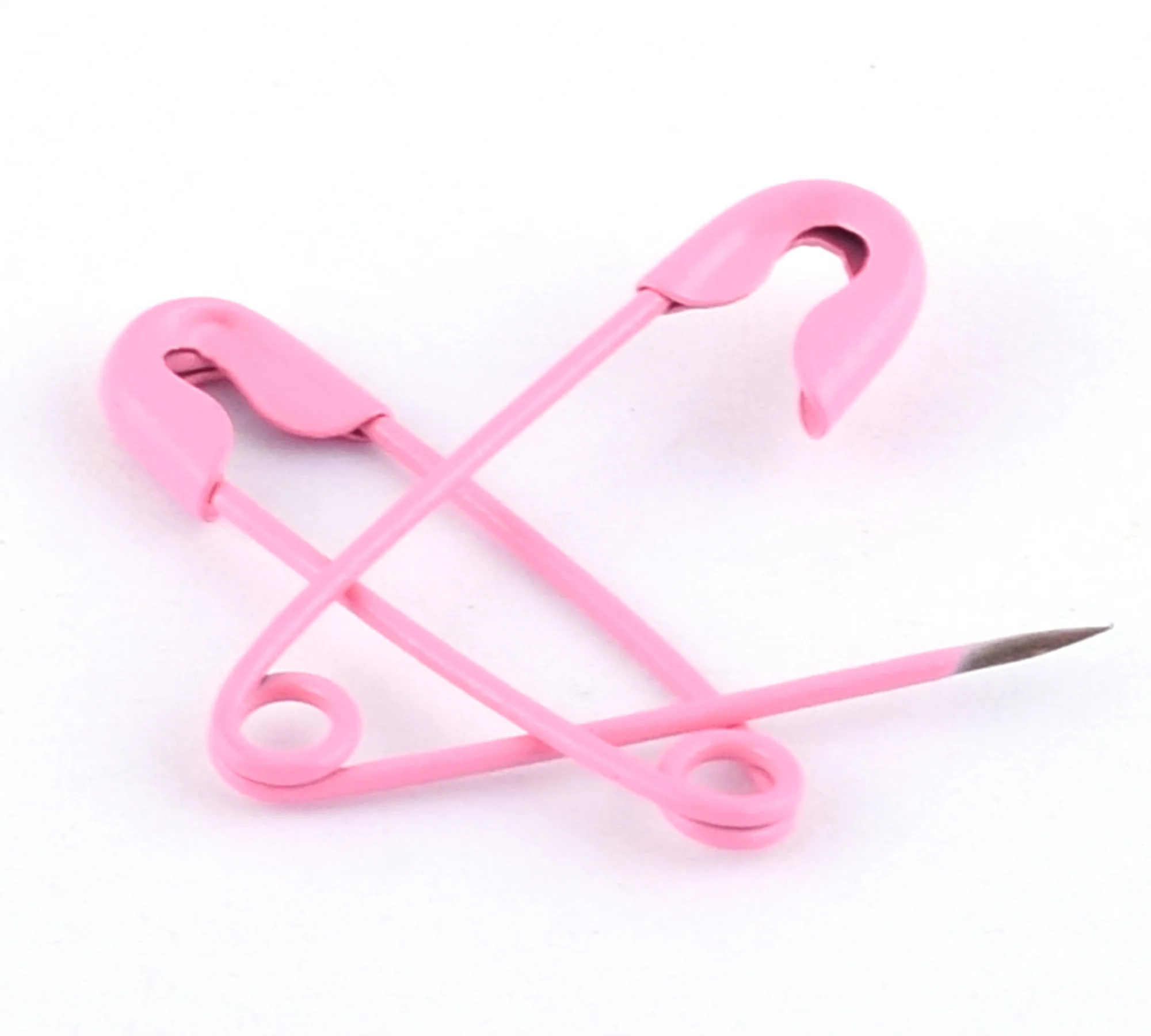 100pcs Pink Mini Safety pins Metal Safety pins Small Pins Marker Tag Apparel Accessories Safe Craft Knitting Cross Stitch Holder