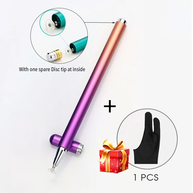 Gradient Colorful Stylus Pen for iPad iPhone Tablets Samsung Universal Touch Screen Pen Drawing Pen