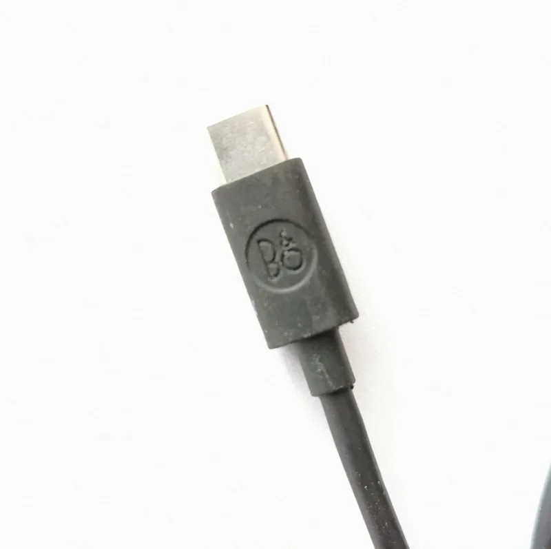 Lotto di 2 cavi per caricabatterie tipo C da 120cm per cuffie B & O Beoplay A1 P2 H5 Beolit 17 A1/P2/P6/H8i/H9i