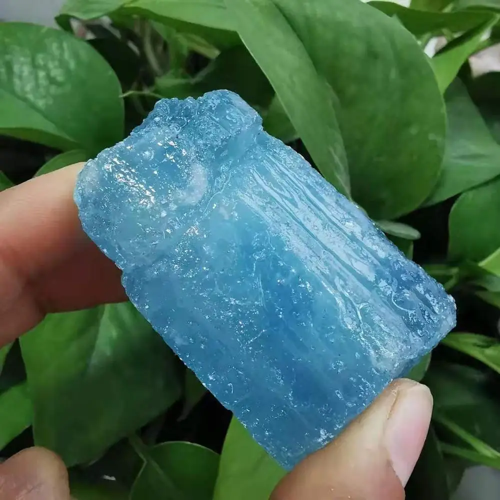 50-95g Natural Aquamarine Mineral Specime raw stone crystal reiki healing