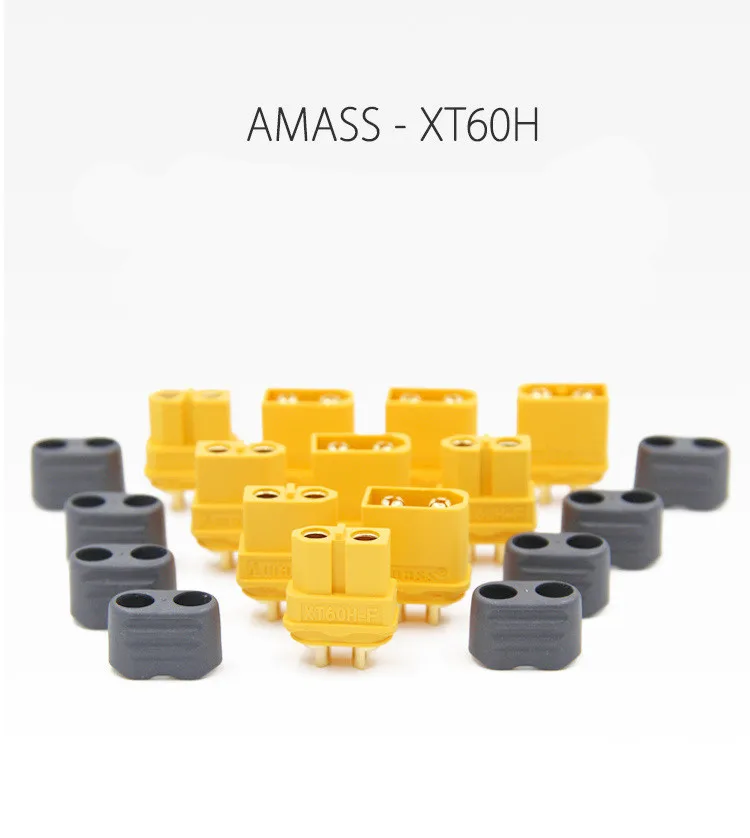 Amass XT60 XT60H Plug connector with cover protection Male Female Power Plug with Sheath for Lipo Battery RC Planes Cars