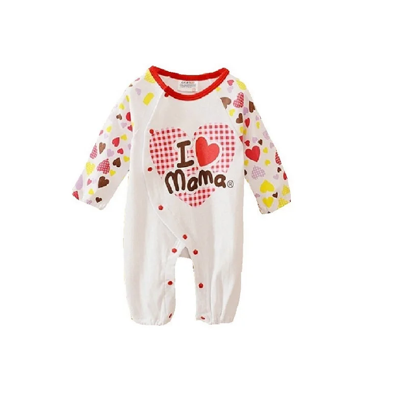 

Newborn Baby Rompers Girls Boys One Piece Long Sleeve Meninos Meninas Jumpsuit Roupas De Bebe KF307