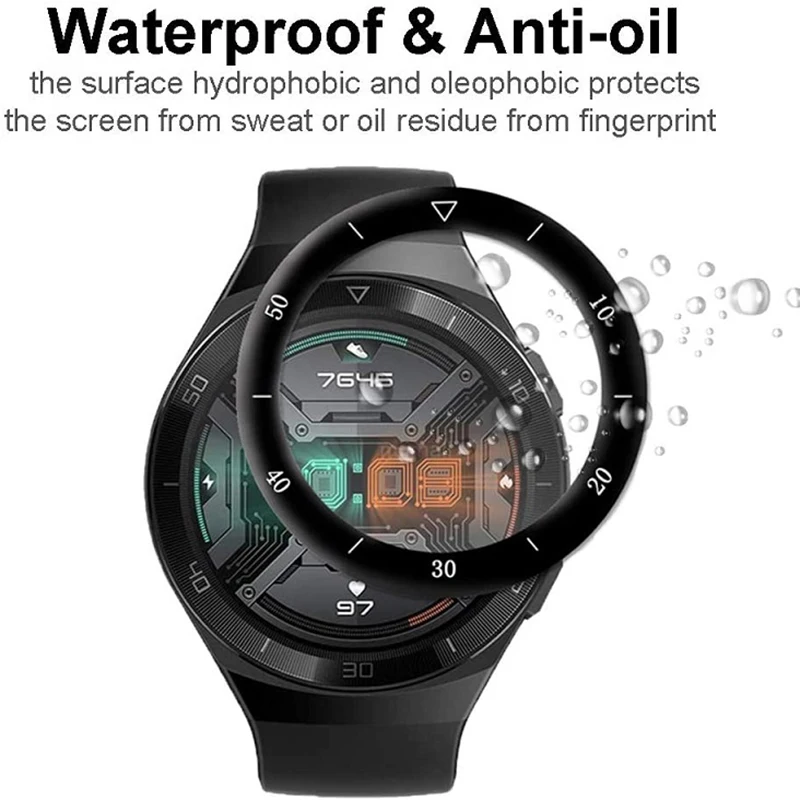 3D Curved Edge Protective Film For Huawei Watch GT2e  GT 2E Full Screen Protector Film