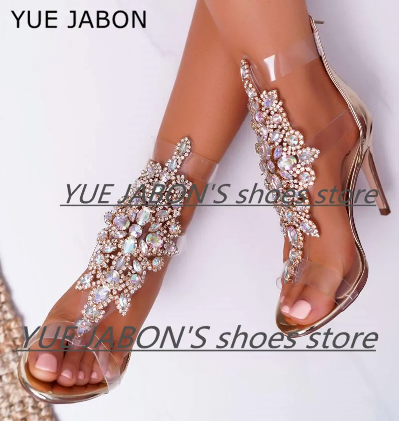 

Summer Women Sandals Green Pink Open Toe Thin High Heels Shoes Ladies Fashion Party Zip Woman 2026 Footwear New Female Plus Size