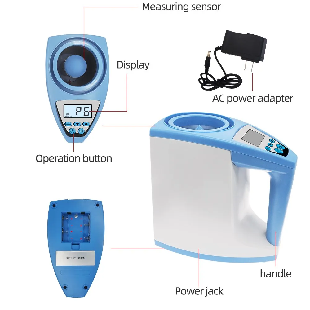 LDS-1G Grain Moisture Meter Corn Humidity Detector Wheat Moisture Gauge Rice Test Tool 40%OFF