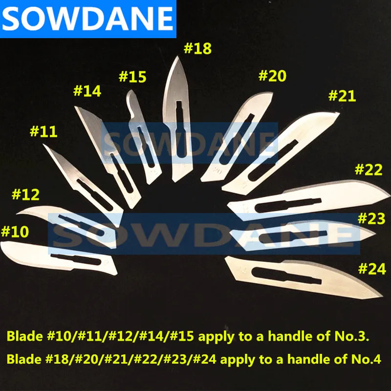 

Dentist Scalpel Blades Dental Medical Carbon Steel Surgical Blade Tool Dental Blade Handle Autoclavable