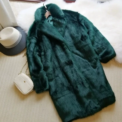 

Top brand Style High-end New Fashion Women Faux Fur Coat S67 high quality