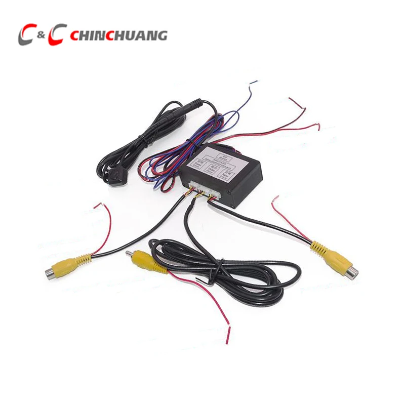 

2021 Two-way Intelligent Video Switching Control Box for Car Front Side Rear View Reversing Camera Right-View Blind Zone System