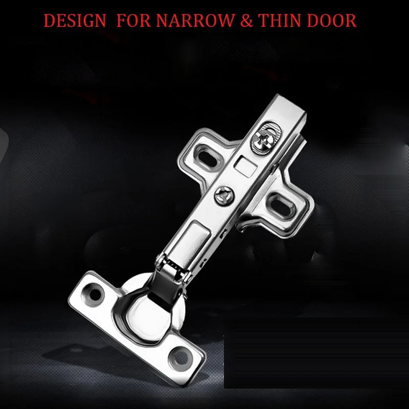 Mini Hydraulic Hinge small Damper self-discharge Cabinet  furniture Hinges narrow Cupboard Door Hinges cup 26mm