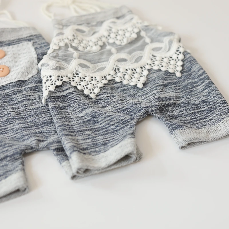 Monos de decoración de encaje blanco para niños gemelos, accesorios de fotografía para recién nacidos, accesorios de estudio para sesión de fotos,