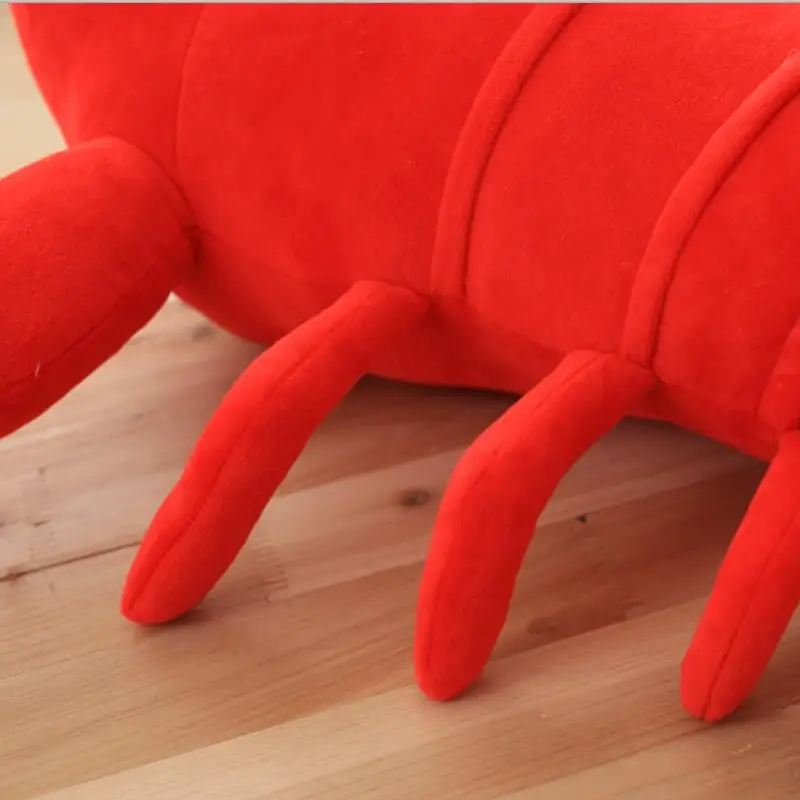 1PC Simulation Lobster Plush Toy Doll Stuffed Sea Animal lobster pillow Soft Toys 30/55/80cm