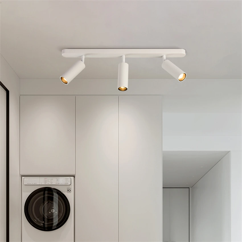 Nordic led long straight bar ceiling lights home downlight living room background wall cloakroom