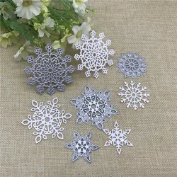 Christmas snowflake Frame Metal Cutting Dies Stencils For DIY Scrapbooking Decorative Embossing Handcraft Die Cutting Template